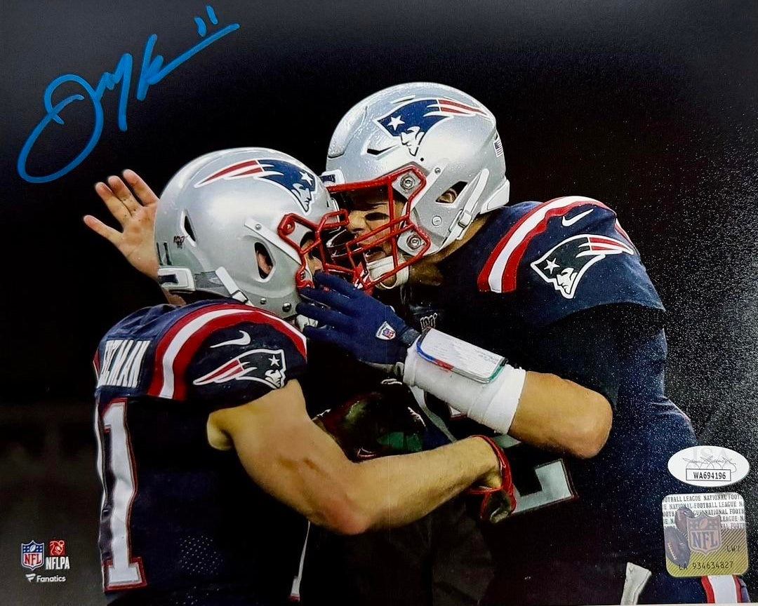 Julian Edelman Signed 8x10 Photo New England Patriots - JSA COA
